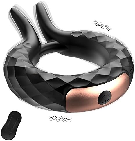 Remote Vibrating Cock Ring With 12 Vibration Modes, Penis Extenders,Double Motors Mens Vibrator For Longer Harder Stronger Erections, Adult Sex Toys For Men Couples - Image 2
