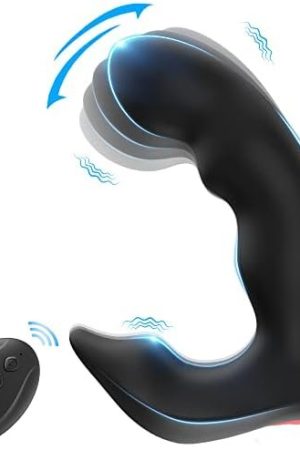 Anal Vibrator Prostate Massager Wiggling Vibrating 10 Modes, Anal Butt Plug Prostate Stimulator Gspot Vibrator Anal Sex Toy, Remote Control Anal Toy Male Adult Sex Toys For Men Women And Couples