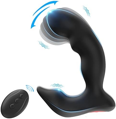 Anal Vibrator Prostate Massager Wiggling Vibrating 10 Modes, Anal Butt Plug Prostate Stimulator Gspot Vibrator Anal Sex Toy, Remote Control Anal Toy Male Adult Sex Toys For Men Women And Couples