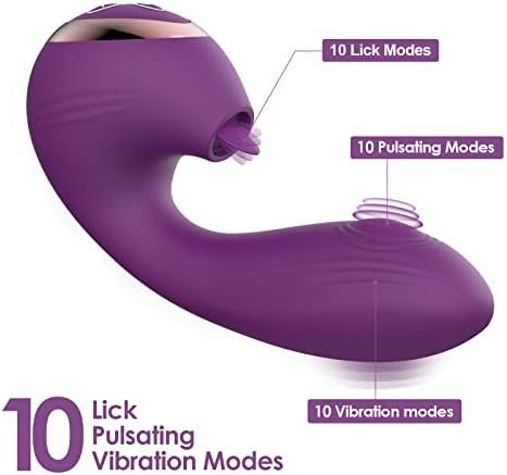 Couple Rabbit Vibrators,Pulsating Licking Vibrating 3 In1 Women Sex Toys Thrusting G Spot Vibrator With 10 Vibrating & Pulsating For Clitoral Nipple Anal Stimulation - Image 2