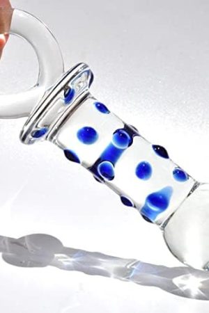 Glass Butt Plug Anal Plug Prostate Massager With Bumps And Pull Loop Fetish Anal Dilator Masturbation Sex Toy For Men Women Tjijp