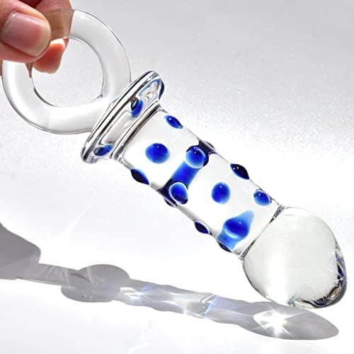 Glass Butt Plug Anal Plug Prostate Massager With Bumps And Pull Loop Fetish Anal Dilator Masturbation Sex Toy For Men Women Tjijp