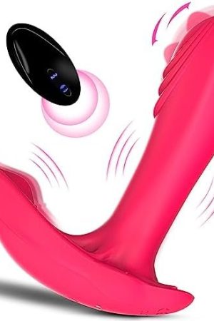 Wearable G Spot Dildo Panty Vibrators Adult Toy For Women,5 Vibrating Modes Wiggling Butterfly Panties Control Vibrator With Remote,Mini Clitoral Stimulator Anal Vibrator For Adult Sex Toy