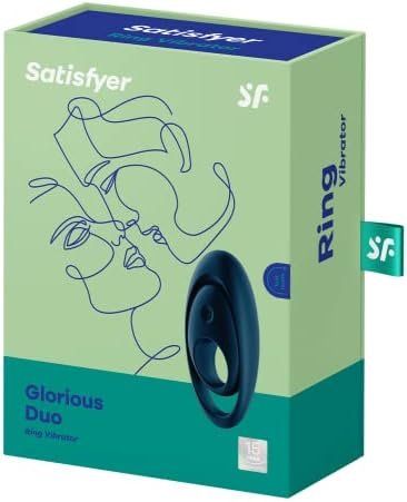 Satisfyer Glorious Duo Cock Ring - Vibrating Penis And Testicle Ring For Longer, Harder, Stronger Erections, Erection Enhancing Penis Ring Plus Vibration - Waterproof, Rechargeable - Image 3