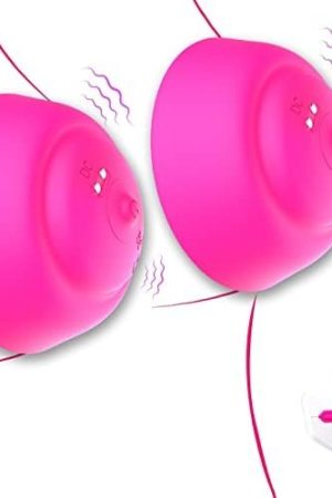 Nipple Toy Vibrator For Women With Remote Control,Wireless Nipple Clamps Sucking Stimulator With 10 Vibrating Speed Modes, Adult Sex Toys For Women Couples Pleasure Pink