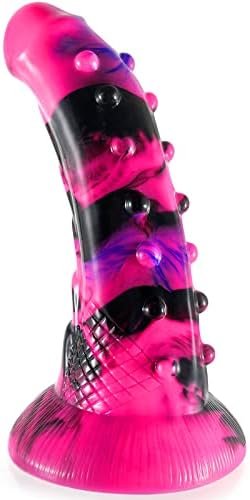 7.87 Inch Fantasy Dildo From Monster With Large Suction Cup, Silicone Dragon Dildo Xl Anal Plug Flexible G-Spot Long Dildo Adult Big Penis For Women & Men
