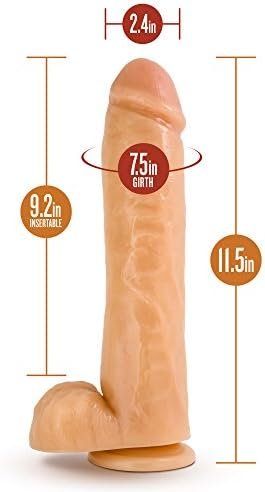 Eden | 11.5 Inch Long 2.5 Inch Thick Realistic Dildo | Dildo For Women And Dildo For Gay Men | Suction Cup Dildo Adult Sex Toy | Realistic Dildo With Suction Cup | Beige Dildo - Image 2