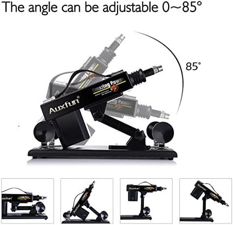 Auxfun Automatic Sex Machine With 3.5" Suction Cup Adjustable Speed Love Machine With Realistic Dildos Women Thrusting Machines Sex Pleasure With 8 Attachments 3Xlr Connector Sex Toys Powerful For Men - Image 2