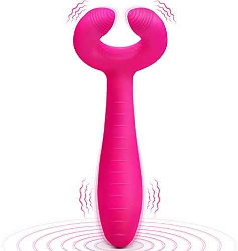 G-Spot Rabbit Vibrator, Adorime 3 In 1 Triple Motor Vibrating Dildo With 7 Vibration Modes, Rechargeable Clitoris Nipple Penis Massager Stimulator Adult Sex Toy For Women Couple Solo Play Sex Things