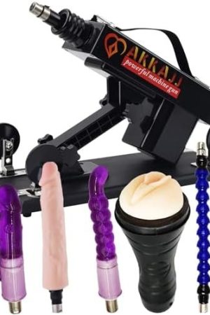 Akkajj Adult Machine Sex Tools & Equipment Electric Sex Machine Different Amazing Magic Conneting Personal Sex Wands Black