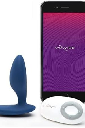 We-Vibe Ditto+ Vibrating Butt Plug - App & Remote Control Vibe For Men, Women & Couples - 10 Vibration Modes - Silicone Butt Plug - Waterproof Anal Plug - Rechargeable Adult Sex Toys - Purple
