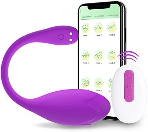 Adult Sex Toys For Women Pleasure-Wearable Panty Vibrator For G Spot,Clit Stimulation With App๏ผRemote Control,Bullet Vibrator With 9 Vibrations Sex Toy For Women Couples Super Quiet In Public Play