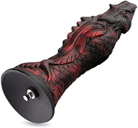 Hismith 7.48” Silicone Dildo, 6.89” Insetable Length, Carving Sex Toys With Kliclok System - Fantastic Series