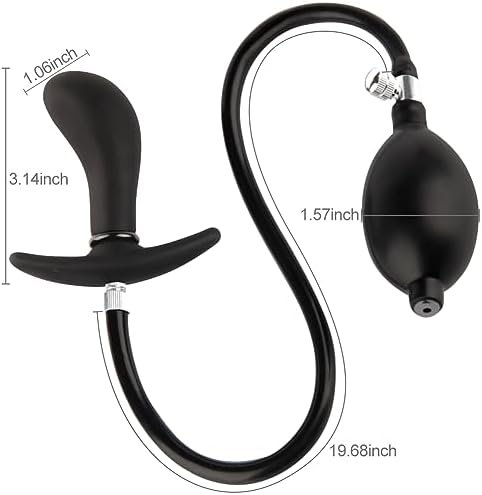 Inflatable Anal Plug, Liquid Silicone Butt Plug Anal Training Sex Toy Detachable Needle Masturbation Toys For Men Women - Image 2