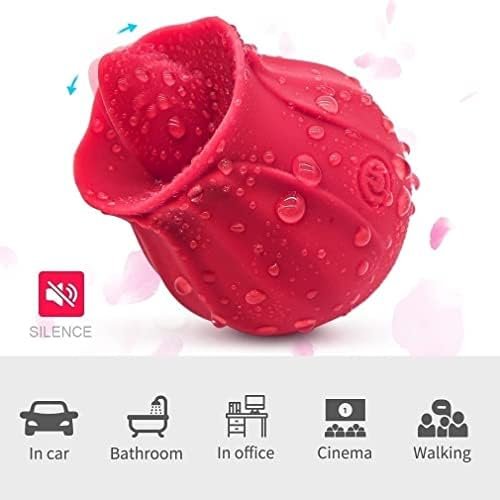 2023 Newly Rose Virbrater For Women Clitoral Vibrator Sex Stimulator Sweet Spot Teasing Nipple Clitoris Masturbating Things For Women Pleasure, Vibrating Sex Toys (Red2) - Image 3