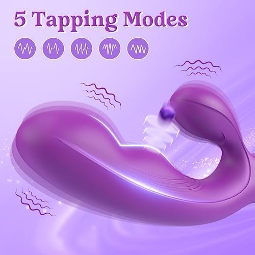 G Spot Vibrator Sex Toys For Women With 10 Vibration & 5 Tapping Modes Vibrators G Spot Stimulator Clitoral Vibrator G Spot Dildo Adult Toys For Women - Image 3