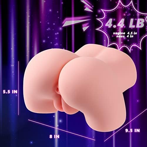 Jelly Butt Male Masturbator Sex Dolls Pocket Pussy Ass Realistic Butt With Vaginal Anal Sex Stroker Female Torso Hip Love Dolls Adult Male Sex Toys For Men Orgasm 4.4 Lb - Image 3