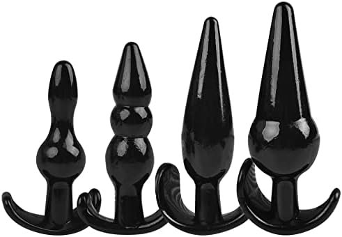 Beginner Butt Plug Anal Trainer Set, 4Pcs Soft Rubber Tpe Butt Plug Training Kit For Women Men, Anal Sex Toys, Adult Sensory Toys