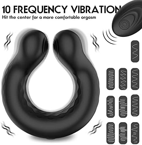 Remote Control Vibrating Cock Ring Penis Ring For Couples With 10 Vibration Modes,Enhance Delay Control Stronger Erection Stimulating Pleasure Adult Sex Toys Gift - Image 2