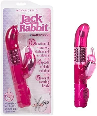 Calexotics Novelties Advanced G-Jack Rabbit Vibrator, Pink