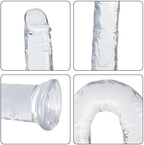 Leqc 8.5 Inch Realistic Dildo, Clear Jelly Dildo With Suction Cup For Women Masturbator G Spot Clit Vaginal Stimulator Men Anal Adult Sex Toys - Image 3