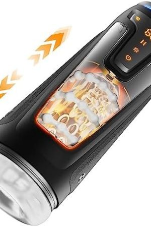 Male Masturbator Sex Toys For Men With 9 Vibrating, 8 Thrusting Modes & 2 Heating Levels, Rhexia Male Sex Toys Adult Toys Penis Pump Male Sex Toy, Adult Sex Toys & Games