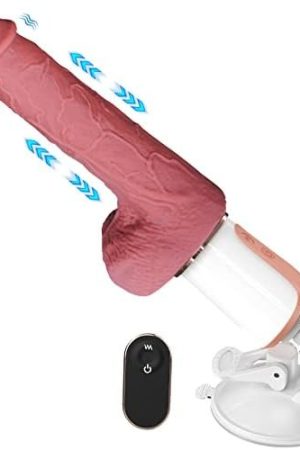 Remote Realistic Thrusting Dildo Machine - Boefous Rock, Thrusting Vibrator With Detachable Suction Cup, Vibrating Dildo With 170ยฐ Adjustable Angle, Sex Toys - Machines & Devices For Women