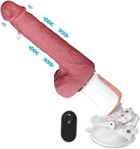 Remote Realistic Thrusting Dildo Machine - Boefous Rock, Thrusting Vibrator With Detachable Suction Cup, Vibrating Dildo With 170° Adjustable Angle, Sex Toys - Machines & Devices For Women