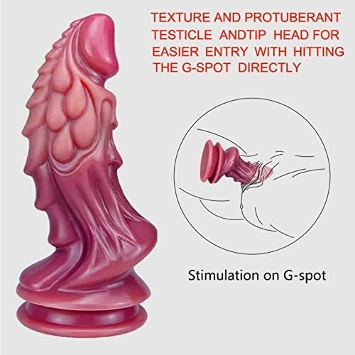 Realistic Big Dildo For Women - 7.5 Inches, Silicone, Waterproof, G-Spot & Anal Sex Toy, Soft Texture, Skinny & Flexible, Suitable For Women'S Big Toys, Couples' Games For Women Pleasure Large - Image 2