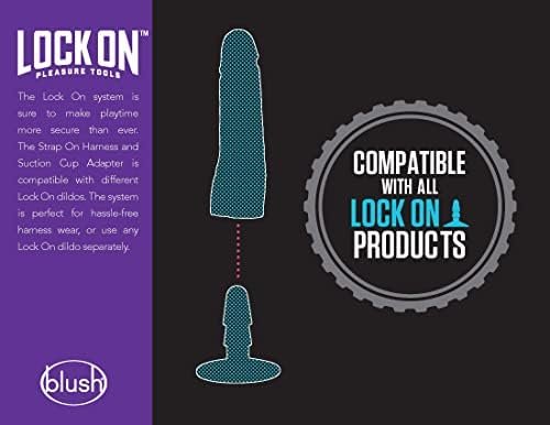 Blush Lock On Karbonite - World'S 1St Combat Ready Tactical Sex Kit - Aircraft Aluminum Handle For Extreme Hardcore Couples Play - 7.75" Soft Realistic 2" Thick Dildo - Suction Cup For Hands Free Play - Image 3