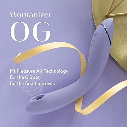Womanizer Og G-Spot Vibrator - Clitoral G Spot Sucking Toy With 12 Intensity & 3 Vibration Levels - Curved & Flexible - G Spot Stimulator For Women & Couples - Vibrating Sex Toy - Lilac - Image 2