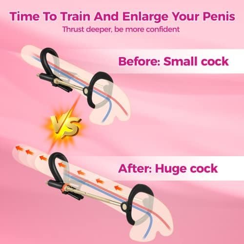Penis Extender Stretcher Kit, Enlarge Device Male Penis, Enlargement Length & Angle Adjustable Penis Training Device, Man Penis Traction Device Effective Wearable Stretch Tools, Relaxing Massage - Image 2
