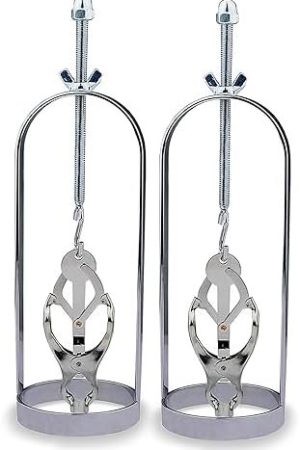 Sex Toys Nipple Clip Butterfly Entrainment Outer Ring Nipple Massage Training Couples Tease Torture Tools Adult Sex Toys (Silver)