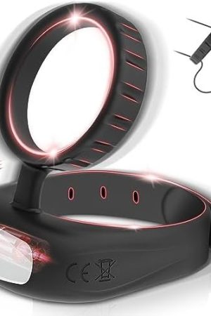 9.7Lb Sex Doll With Sucking Vibrating Vagina And Vibrating Cock Ring, Adjustable Penis Ring Vibrator With 10 Intense Vibrations