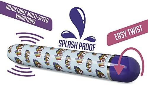 Blush The Collection Love Vibe Bullet Adjustable Multi-Speed Vibrations Waterproof Vibrator, Sex Toy For Women, Blue - Image 3