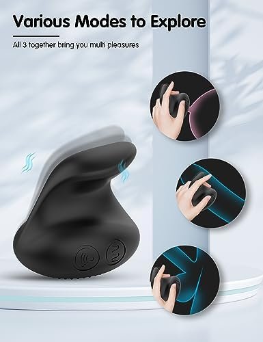 Prostate Massager Anal Vibrator With Dual Cock Ring Remote Control Anal Beads And Wave Motion Anal Plug With 10 Vibrating Modes Anal Dildo Butt Plug Sex Toys For Men And Couple Pleasure - Image 3