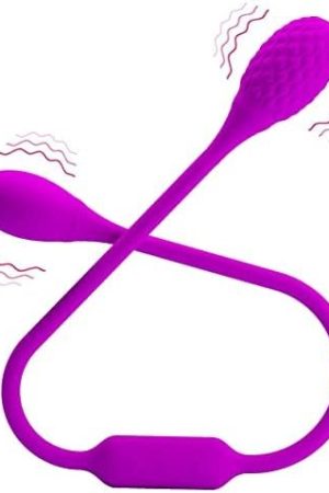 Double Header G Spot Bullet Vibrator, Double Sided Silicone Vibrating Egg Vibrator Ball For Anal Prostate Adult Sex Toy For Women Lesbian