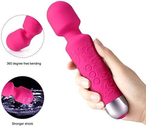 Electric Newest Upgraded Premium Personal Wand Massager With Memory, Compact, Cordless, Powerful And Waterproof Wireless Usb Rechargeable, With 30 Magic Multi-Speed Vibrations - Image 2