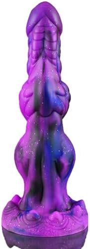 9.6" Monster Dildo Huge Fantasy Dildo With 2 Big Knots, Dragon Dildo Thick Anal Dildo With Strong Suction Cup, Dog Dildo Animal Horse Dildo Silicone Knot Dildo Big Anal Toys, Adult Toys For Women Men