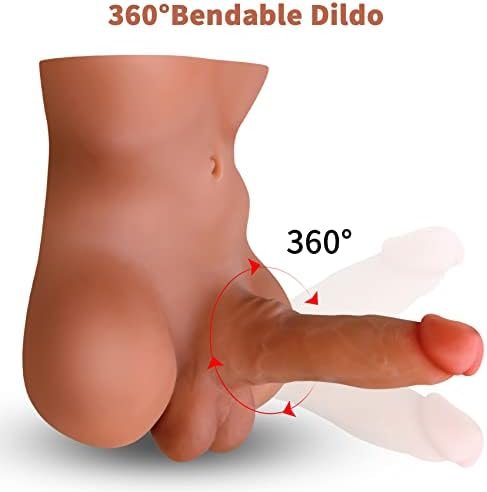 Male Sex Doll With Flexible Realistic Dildo Penis Adult Sex Toys For Women, Sex Dolls Big Dildos Anal Toys Thick Dildo Female Masturbation Adult Toys, Unisex Womens Sex Toys For Couple Men Gay, Brown - Image 2