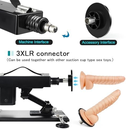 Sex Machine,3Xlr Thrusting Sex Machine With Masturbator Cup And Dildos Attahcments,Automatic Love Machine For Men Women,Thrusting Dildo Machine With Suction Cup Adapter Sex Toys For Couples - Image 3