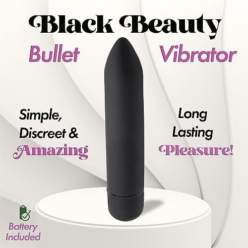 Clitoral G Spot Vibrator Bullet - Clit & Nipple Stimulator - Pocket Size Discreet - Portable Waterproof Body Safe - Adult Sex Toys For Women Men Couples Female Unisex - Small Travel Purse Size (Black) - Image 2
