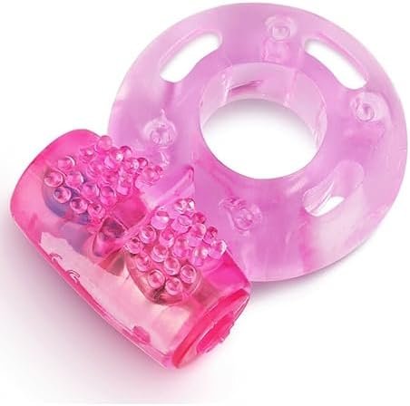 Goeskba Vibrating Penis Cock Ring Clitoris Stimulator Vibrator Sex Toy For Couples Male