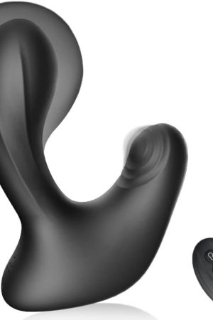 Automatic Inflatable Anal Vibrator With Self-Inflatable Prostate Massager, Two-Headed Massage Vibration And Flapping, Inflatable Butt Plug For Unisex G-Spot Vibrator Anal Sex Toy