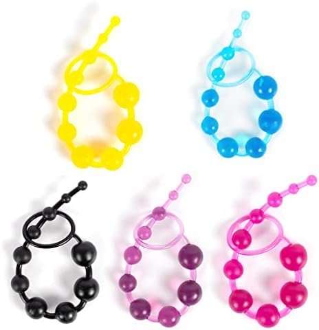 Silicone Anal Plug, Pack Of 5 Butt Plugs Training Set For Women And Men Anal With Beads Plug Kit - Image 2