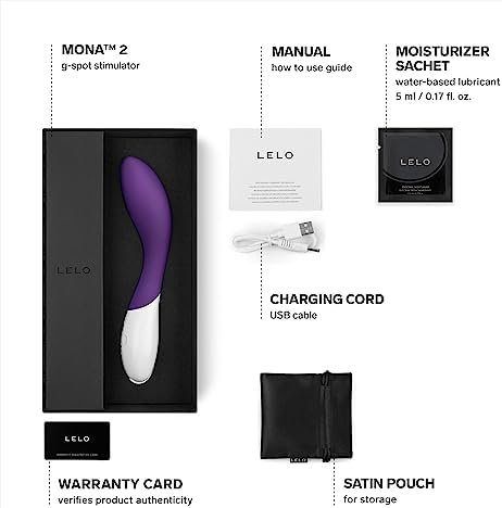 Lelo Mona 2 Powerful Vibrator For Women, Adult Toys For Women, Female Sex Toy For Deep Vibrating Massage, G Spot Toy Sex Vibrators, G Spot Dildo, Cerise - Image 2