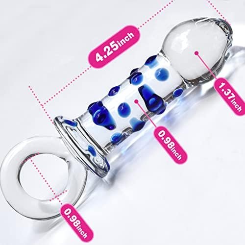 Glass Butt Plug Anal Plug Prostate Massager With Bumps And Pull Loop Fetish Anal Dilator Masturbation Sex Toy For Men Women Tjijp - Image 2