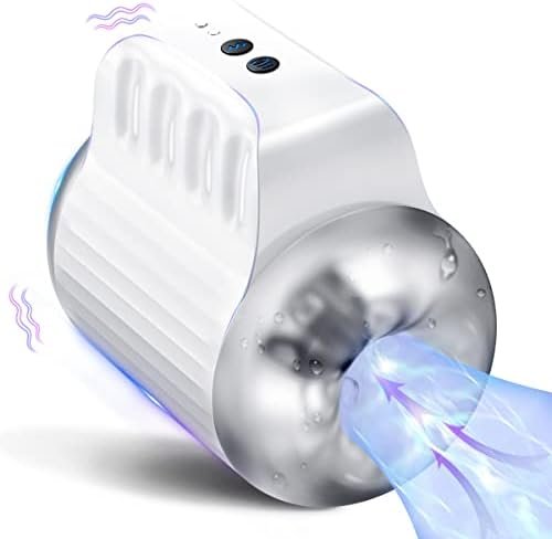 Male Masturbator Men Sex Toys - Male Masturbators With 4 Suction & 10 Vibration Modes, Sucking Male Masturbation Cup Adult Sex Toys For Men Sex Pleasure, Hands Free Pocket Pussy Stroker Penis Trainer