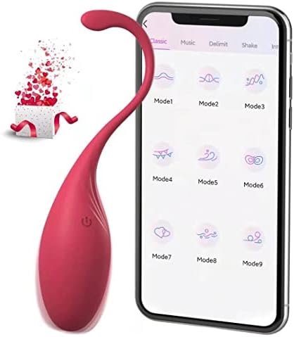 Bullet Vibrator, Vibrating Bullet Sex Toy For Women Vibrating Ball, Powerful & Quiet Wireless Silicone Stimulator, Bluetooth Remote Control Vibrator With Music Sync, Partner & App Control