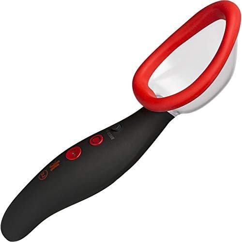 Doc Johnson Kink - Pumped - Rechargeable Automatic Vibrating Pussy Pump, Black/Red - Image 3
